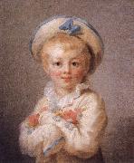 Jean Honore Fragonard A Boy as Pierrot oil painting artist